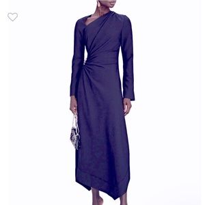 Jonathan Simkhai Christie Gathered Cut-Out Midi Dress